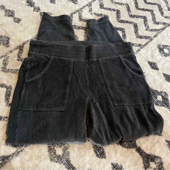 Athleta velour zipper ankle jogger pants - Picture 2 of 7